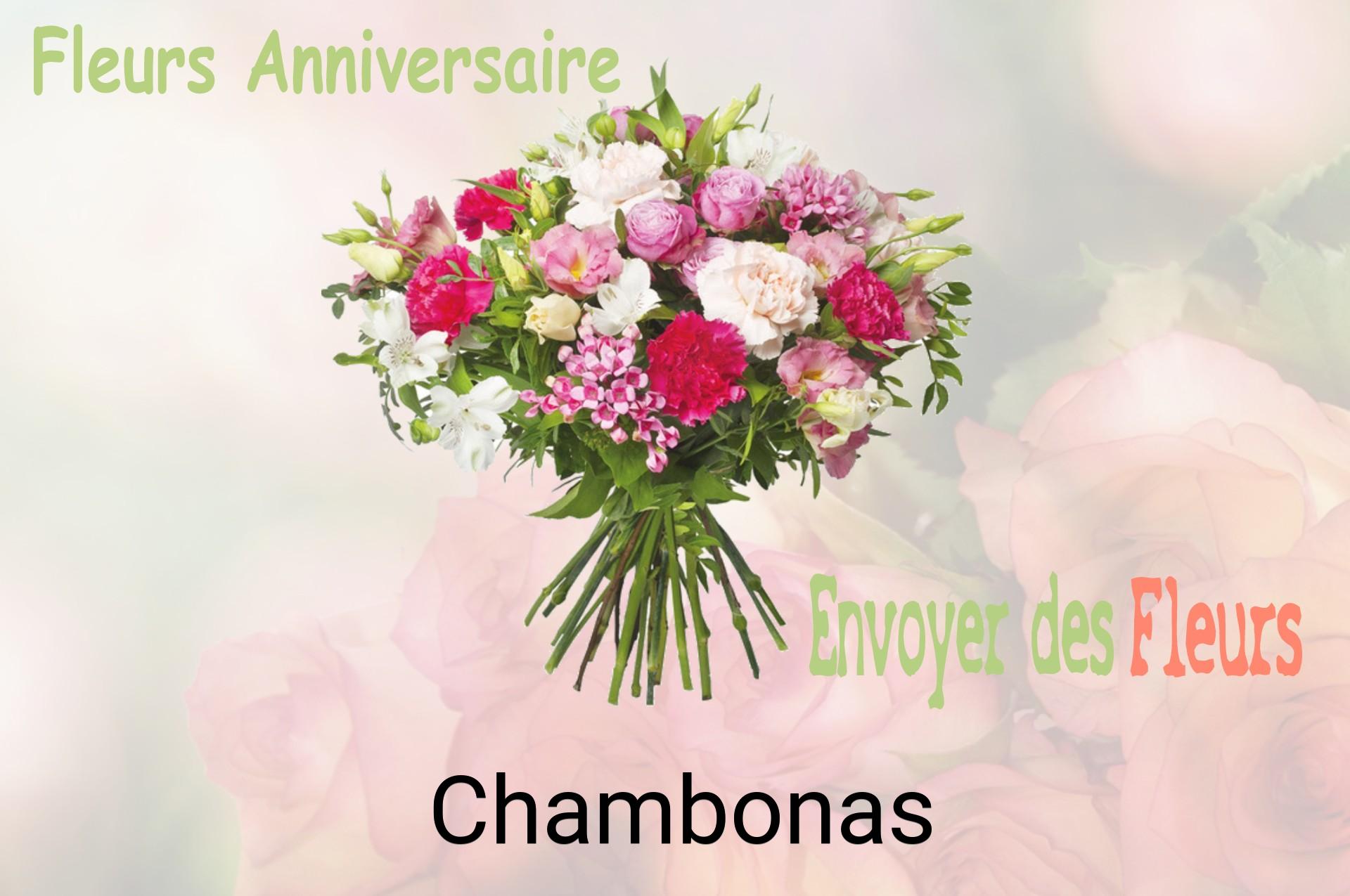 Bouquet de fleurs d’anniversaire livré à Chambonas