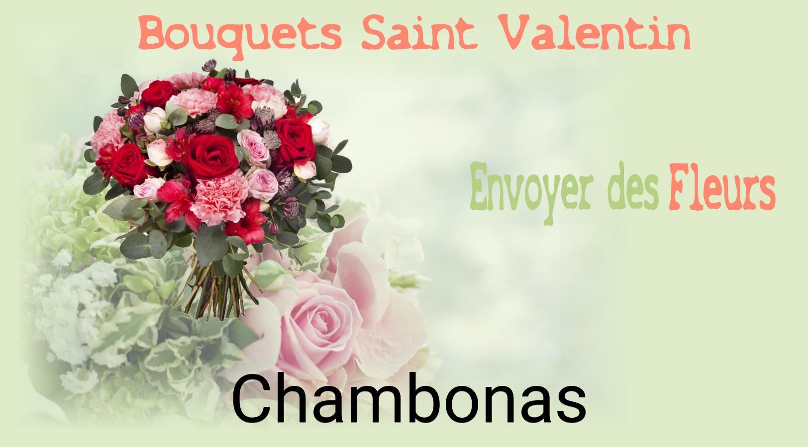 Roses de Saint-Valentin livrées à Chambonas